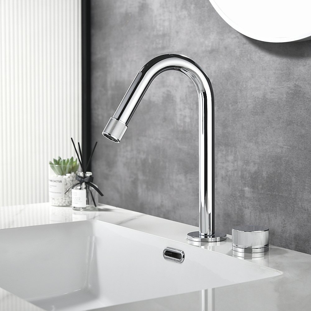 Смеситель для раковины Black&white Gravity GF-7108-С хром купить в интернет-магазине сантехники Sanbest