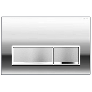 Кнопка для инсталляции Azario NEW AZ-015.02 хром купить в интернет-магазине сантехники Sanbest