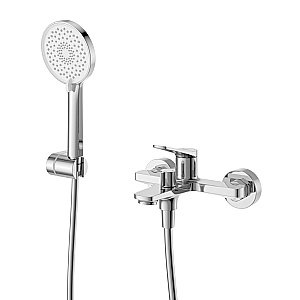 Смеситель для ванны и душа BelBagno UNIQUE-VASM-CRM хром купить в интернет-магазине сантехники Sanbest