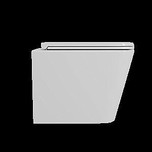 Унитаз подвесной D&K Berlin DT1436516 белый, безободковый, с крышкой микролифт, слив торнадо купить в интернет-магазине Sanbest
