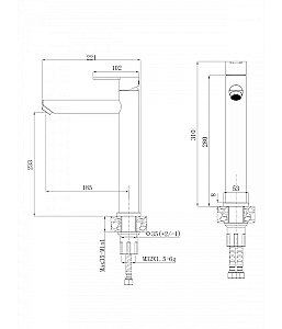 Cмеситель для раковины Agger Easy A3112100 хром глянцевый купить в интернет-магазине сантехники Sanbest