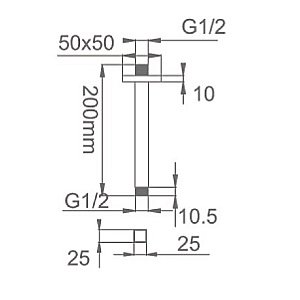 Душевая система RGW Shower Panels SP-6143-01 50140801-01 хром купить в интернет-магазине сантехники Sanbest