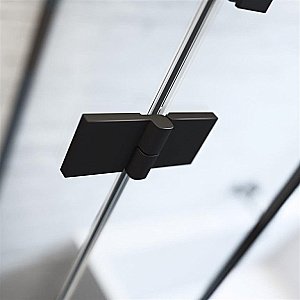 Душевая дверь Radaway Nes Black DWB 90 стекло прозрачное/профиль черный матовый купить в интернет-магазине Sanbest