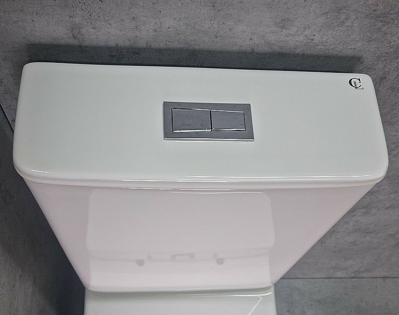 Унитаз напольный CeramaLux TR2176 белый, с бачком, с крышкой микролифт, слив торнадо купить в интернет-магазине Sanbest