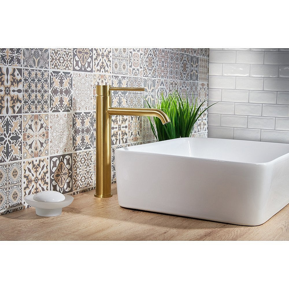 Смеситель для раковины Milacio Ultra MCU.551.GD золото купить в интернет-магазине сантехники Sanbest