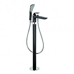 Смеситель для ванны Kludi Balance 525908775 черный купить в интернет-магазине сантехники Sanbest