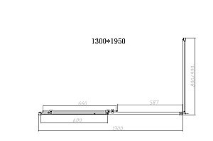 Душевой уголок Vincea SLIM-N VSR-4SN8013CL 130x80 стекло прозрачное/профиль хром купить в интернет-магазине Sanbest