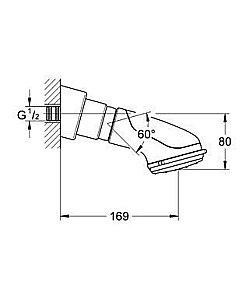 Верхний душ Grohe Relexa Plus 28190 000 купить в интернет-магазине сантехники Sanbest