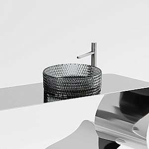 Раковина Ceramica Nova Cristal 36 CN6060 черная купить в интернет-магазине Sanbest