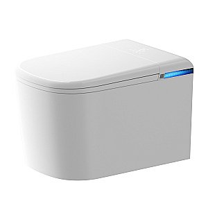 Унитаз подвесной с биде и инсталляцией Abber Bequem AC1216S-AC0101P2 белый, с крышкой микролифт купить в интернет-магазине Sanbest