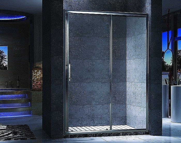 Душевая дверь Esbano 100 ES-100DK прозрачная купить в интернет-магазине Sanbest