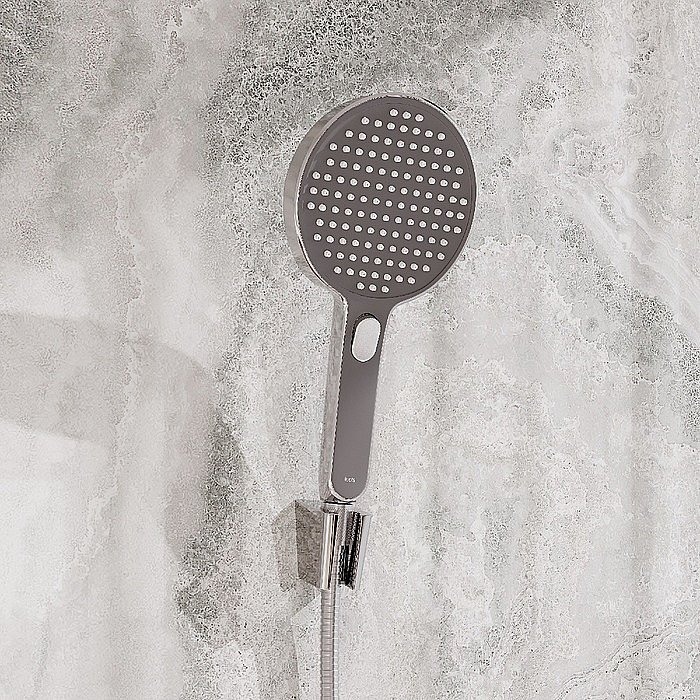 Душевая лейка Iddis Esper ESP3FGRi18 хром/серая купить в интернет-магазине сантехники Sanbest