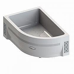 Душевой поддон Радомир к ДУ 120х80 левый купить в интернет-магазине сантехники Sanbest