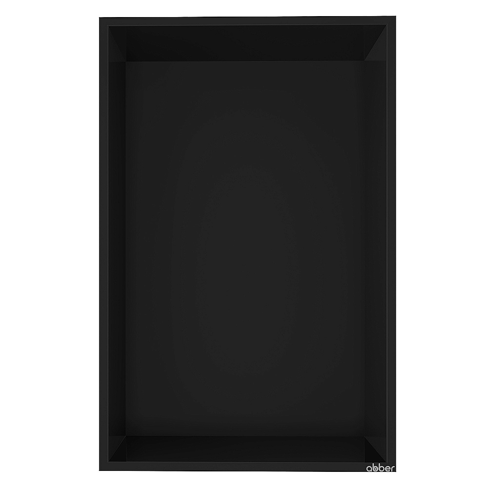 Скрытая настенная ниша Abber Nischen AN3001MB черная матовая купить в интернет-магазине сантехники Sanbest