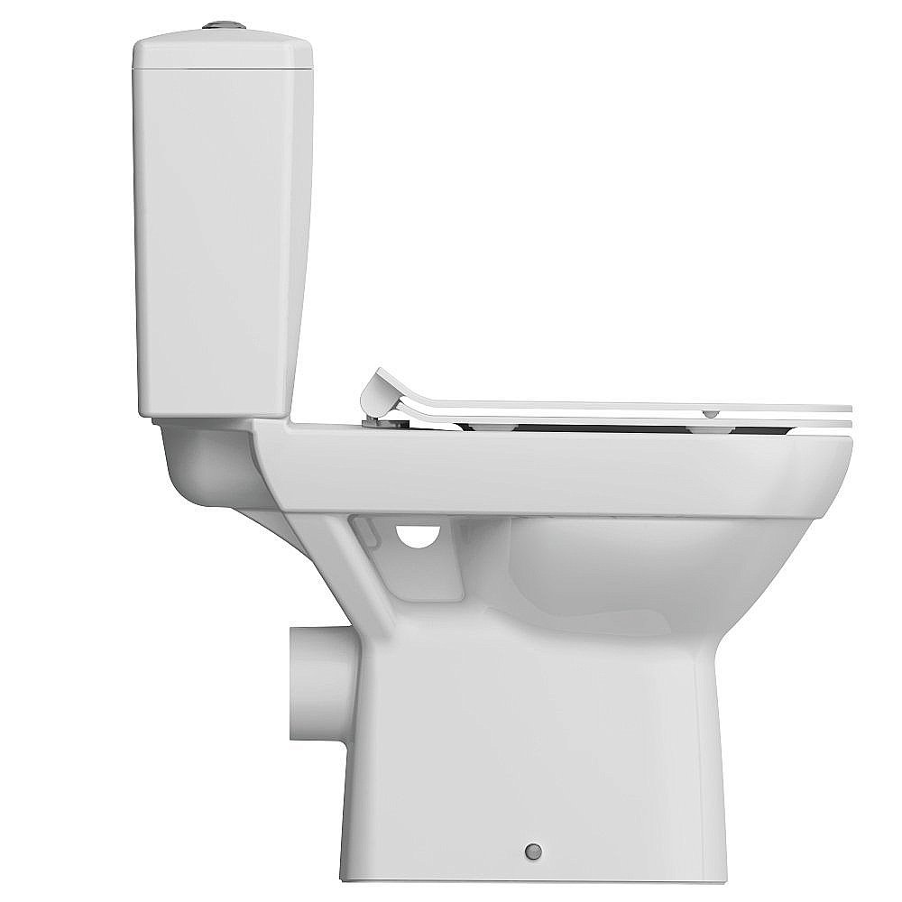 Унитаз Cersanit CITY Clean On 011 3/5 DPL EO slim с крышкой микролифт, с бачком, безободковый купить в интернет-магазине Sanbest