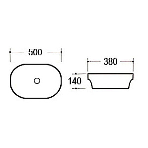 Раковина beWash 50 BK5038CT000 белая глянцевая купить в интернет-магазине Sanbest