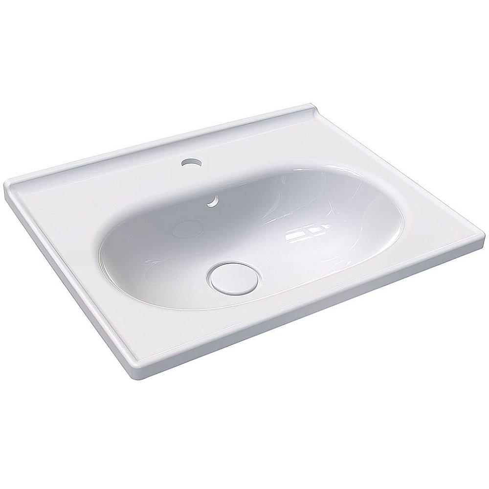 Раковина мебельная Bien Ferra 60 FELK060B1FD1W5000 белая купить в интернет-магазине Sanbest