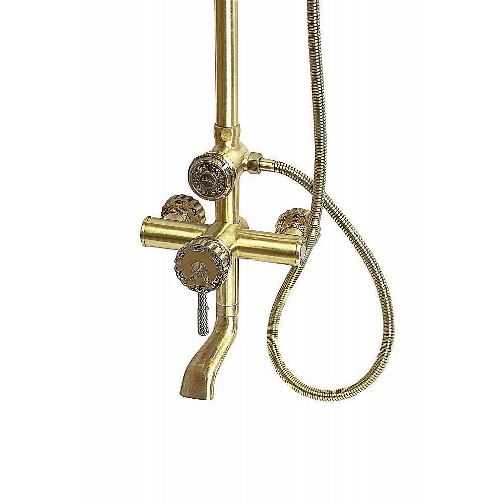 Душевая система Milacio Soria MC.102.BR бронза купить в интернет-магазине сантехники Sanbest