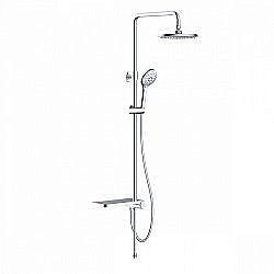 Душевая система Iddis Ray RAYSB3Fi76 купить в интернет-магазине сантехники Sanbest