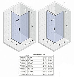 Душевой уголок Riho Novik Z201 100x100 купить в интернет-магазине Sanbest