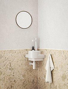 Раковина подвесная Ravak YARD 45 C белая/консоль белая купить в интернет-магазине Sanbest