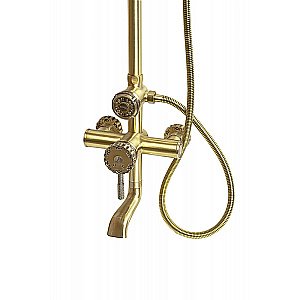 Душевая система Milacio Soria MC.102.BR бронза купить в интернет-магазине сантехники Sanbest