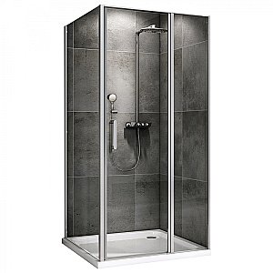 Душевой уголок ABBER Sonnenstrand AG04120S-S100 стекло прозрачное/профиль хром купить в интернет-магазине Sanbest