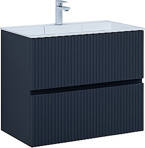 Тумба с раковиной Aquanet Джейн 80 маренго для ванной в интернет-магазине Sanbest