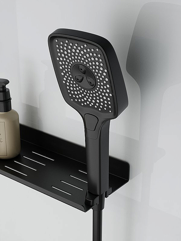 Душевая кабина BelBagno UNO-CAB-A-1-NERO 90x90 стекло прозрачное/профиль черный матовый купить в интернет-магазине Sanbest