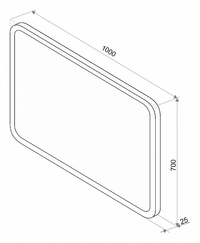Зеркало Misty Стайл D13 100x70 с часами в ванную от интернет-магазине сантехники Sanbest