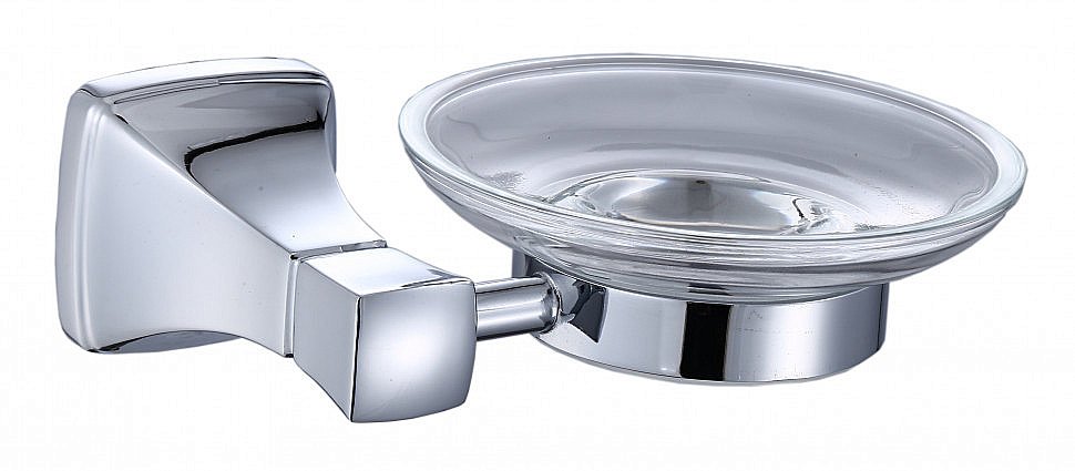 Мыльница CeramaLux Domino 95404 хром купить в интернет-магазине сантехники Sanbest