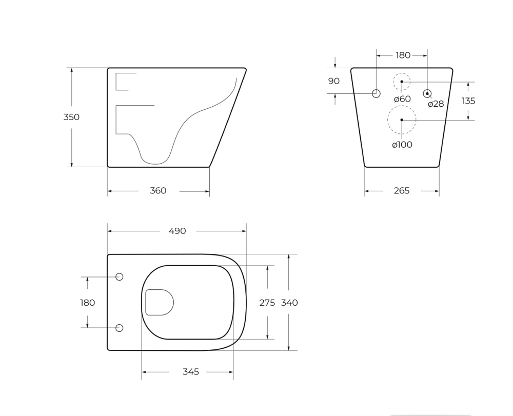 Унитаз подвесной BelBagno ARDENTE-R BB520CHR безободковый купить в интернет-магазине Sanbest