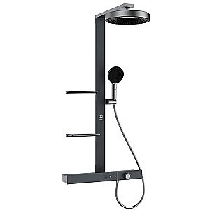 Душевая система Black&White Gravity 9005NGM оружейная сталь купить в интернет-магазине сантехники Sanbest