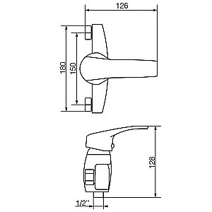 Смеситель для душа Veragio Enlar VR.ENL-5331.CR купить в интернет-магазине сантехники Sanbest