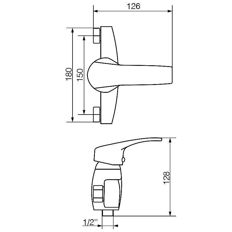 Смеситель для душа Veragio Enlar VR.ENL-5331.CR купить в интернет-магазине сантехники Sanbest