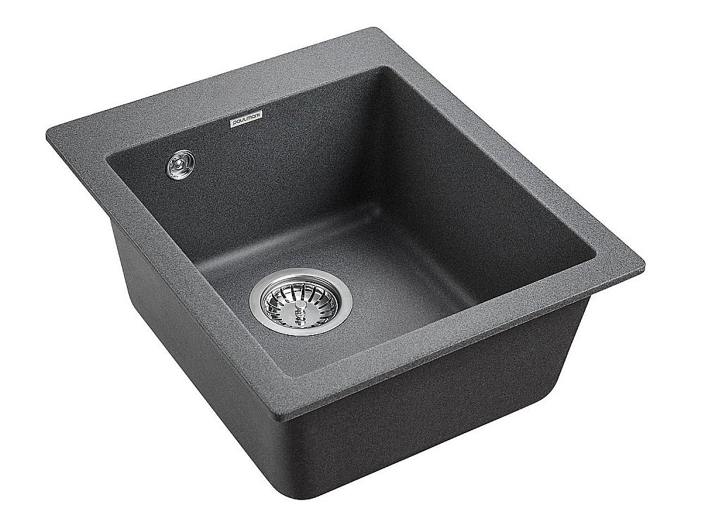 Мойка кухонная Paulmark Leer PM104249-DG Серая купить в интернет-магазине сантехники Sanbest