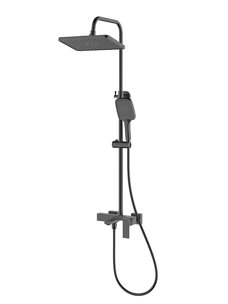 Душевая система Rush Thira TR3635-50Grey графит купить в интернет-магазине сантехники Sanbest