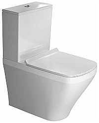 Унитаз напольный Duravit DuraStyle 2155090000-0935100005 белый, с крышкой микролифт, с бачком купить в интернет-магазине Sanbest