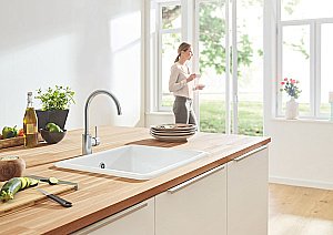 Смеситель для кухни Grohe Concetto 32661DC3 суперсталь купить в интернет-магазине сантехники Sanbest