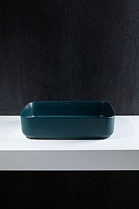 Раковина Allen Brau Fantasy Quad 50 4.11021.PT петроль матовый купить в интернет-магазине Sanbest