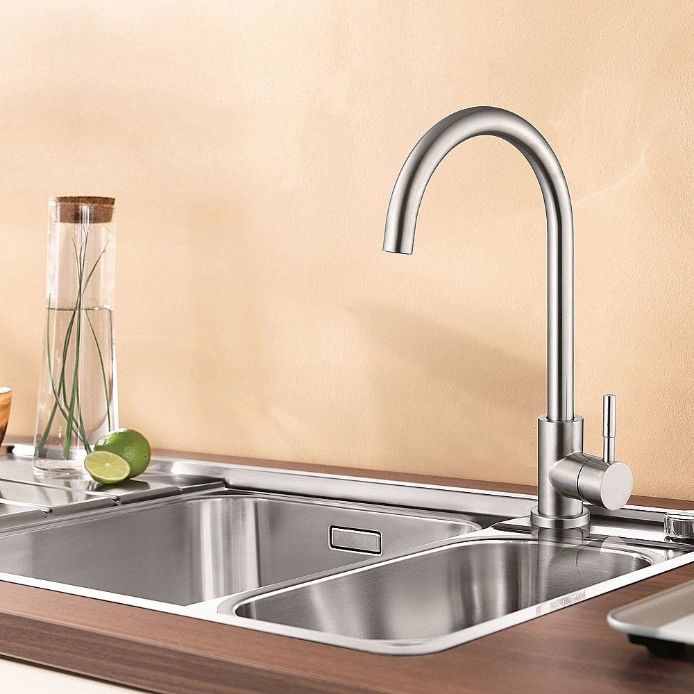 Смеситель для кухни Olive's Balear 13435-1BL купить в интернет-магазине сантехники Sanbest