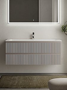 Тумба с раковиной Sancos SNOB R SNR120SM 120 Doha Soft для ванной в интернет-магазине Sanbest