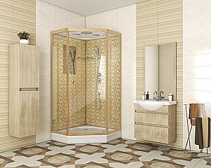 Душевая кабина Niagara Luxe NG-7701DG 90x90 купить в интернет-магазине Sanbest