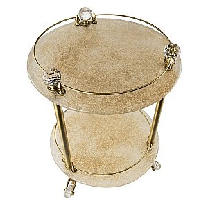 Столик Migliore Cristalia ML.CRS-60.249.BR бронза/Swarovski купить в интернет-магазине сантехники Sanbest