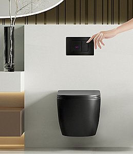 Кнопка для инсталляции ABBER AC0122SMB черная матовая купить в интернет-магазине сантехники Sanbest