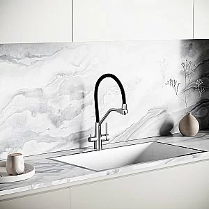 Смеситель для кухни Sancos Nolia SC12003SS нержавеющая сталь купить в интернет-магазине сантехники Sanbest