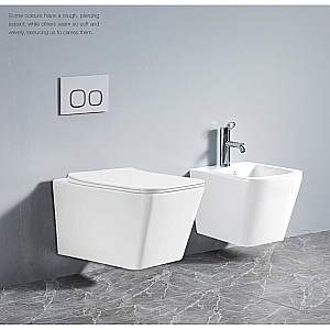 Унитаз подвесной Azario Boca AZ-2002 белый, безободковый, с крышкой микролифт купить в интернет-магазине Sanbest