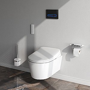 Унитаз подвесной AM.PM Func C8F1702SC белый, безободковый, функция биде купить в интернет-магазине Sanbest