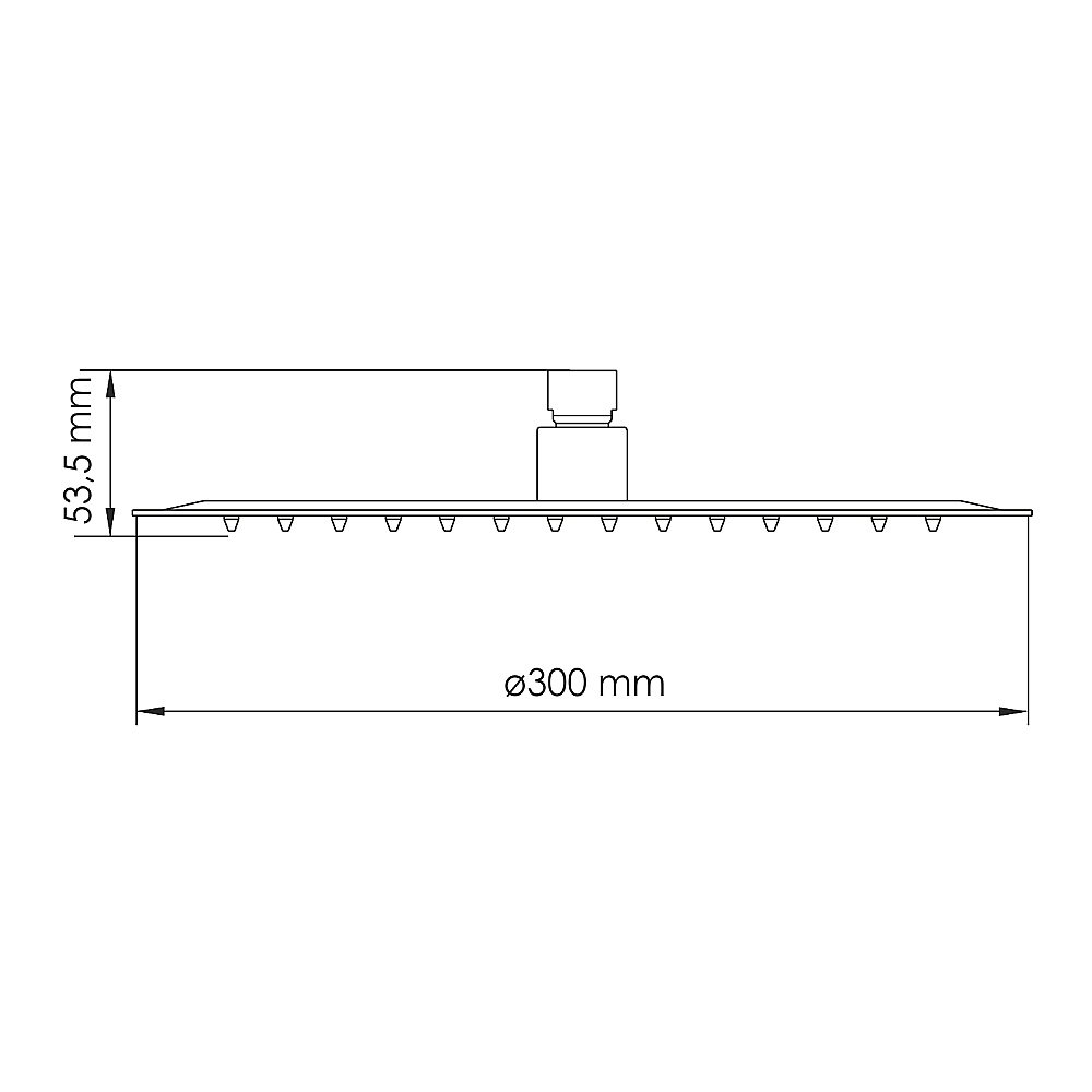 Верхний душ WasserKraft Asphe A332 розовое золото купить в интернет-магазине сантехники Sanbest