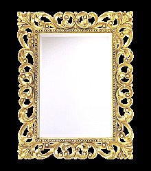 Зеркало Misty Аврора 77x96 золото в ванную от интернет-магазине сантехники Sanbest